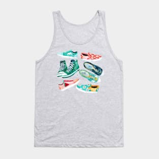 Sole-Mates - Watercolour Shoes Tank Top